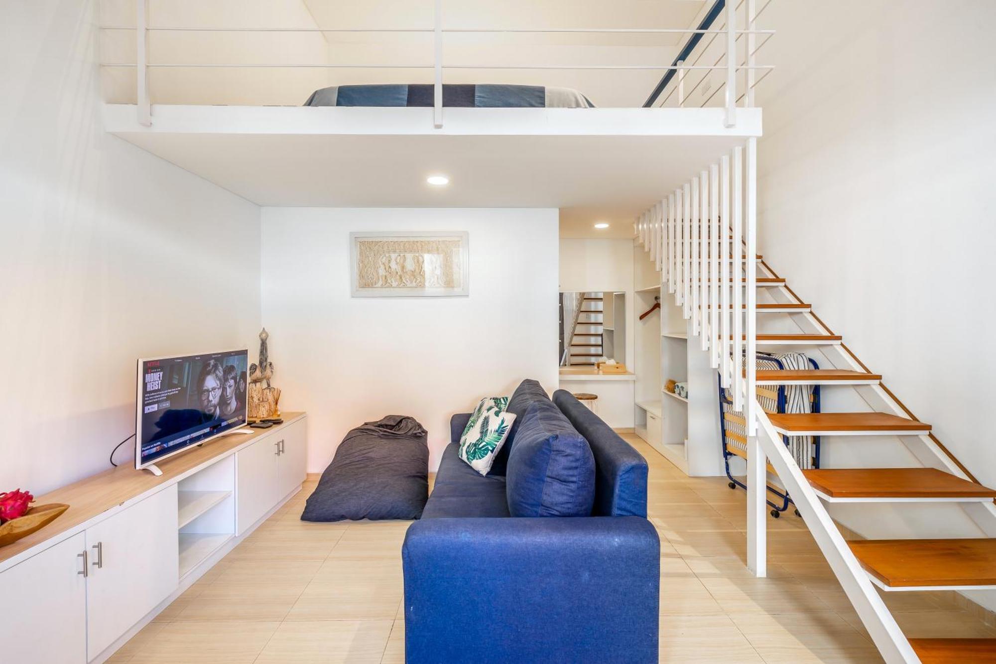 The Blue Loft Seminyak Free Scooter Apartment Ngoại thất bức ảnh